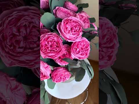 🌹Пионовидные стабилизированные розы🥀 #rose