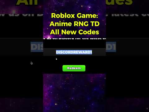 Roblox Anime RNG TD Codes 2024