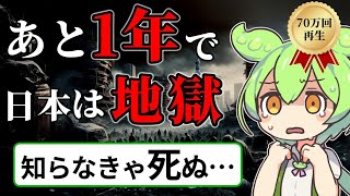 【2024年最新】タイムリミットはあと1年。2025年問題がヤバすぎる3つの理由（ずんだもん×ゆっくり解説）