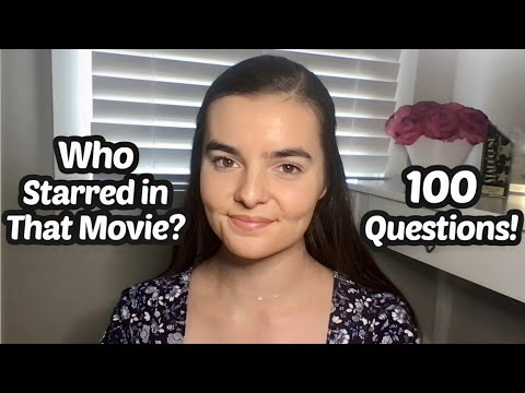 ASMR Whispering 100 Movie Trivia Questions | Can You Guess Who Starred in That Movie?