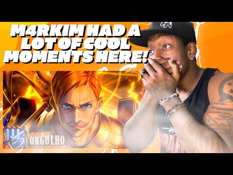 Rapper Reacts to M4rkim - Escanor (REACT) "Pecado Do Orgulho" REACTION Nanatsu no Taizai