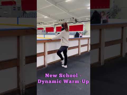 Figure skating warm up. Old Vs. New