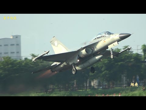 漢光37號演習IDF. F-16V.幻象戰機& E-2K起降台1線佳冬戰備跑道.