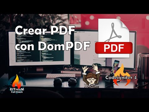 Como Generar PDF en PHP con Codeigniter 4 y DomPDF - Composer 👨‍💻