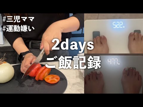 【diet vlog】30代ママ52kg→47kgダイエット中のご飯記録🍚【主婦】