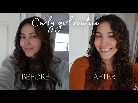 Easy Curly Hair Routine | USING ONLY 3 PRODUCTS