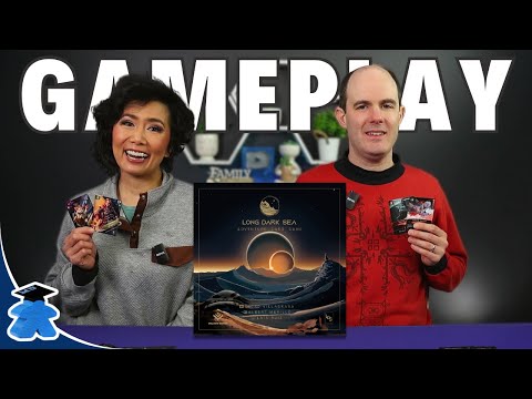 Long Dark Sea - Cooperative scenario epic adventure board game.