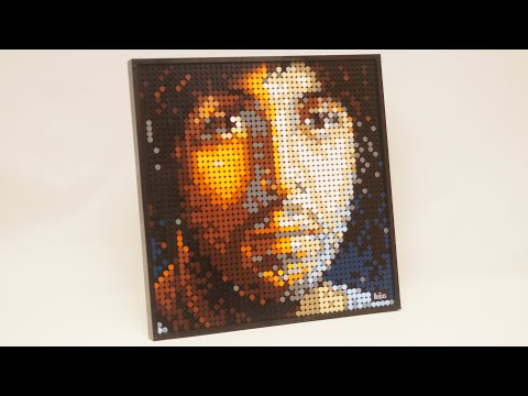 Lego Art: The Beatles. Building Paul McCartney