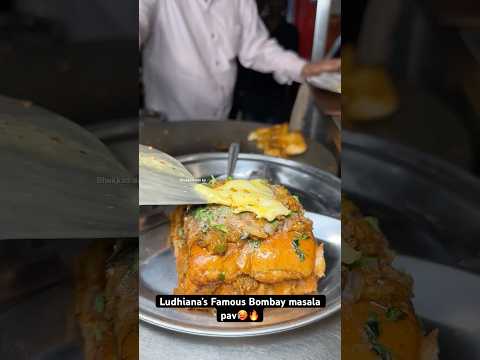 Ludhiana’s Famous Bombay masala pav🥵🔥|| Indian Street Food