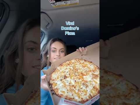 Let’s try another VIRAL Dominos Pizza Order 🍍🍕 #dominos #dominospizza #viralpizza #pizza #yummy