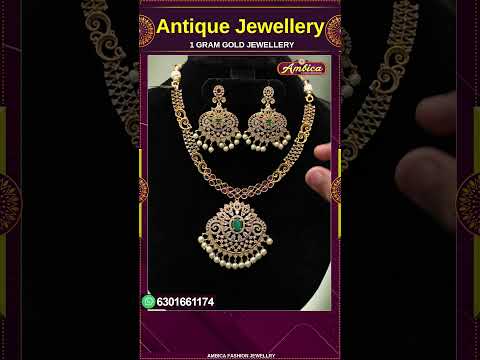 #Shorts Antique Jewellery Collections 1Gram Gold Jewellery