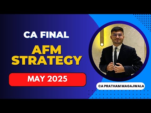 How to  pass in AFM | AFM Strategy CA Final  | How i scored good marks in AFM