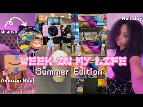 WEEK IN MY LIFE SUMMER EDITION ☆ | amazon haul, kurt geiger, target run || Ra’Mariah Alexia