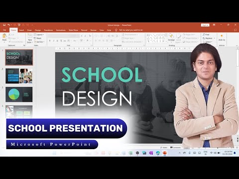 how to make school presentation in PowerPoint?