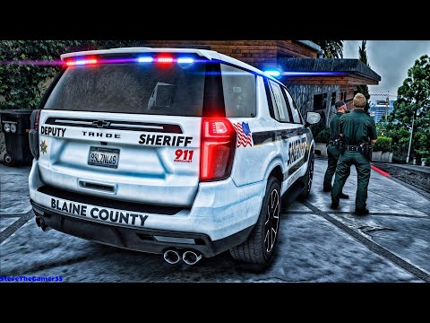 GTA 5 Sheriff Patrol|| GTA 5 Mod Lspdfr|| #lspdfr #stevethegamer55