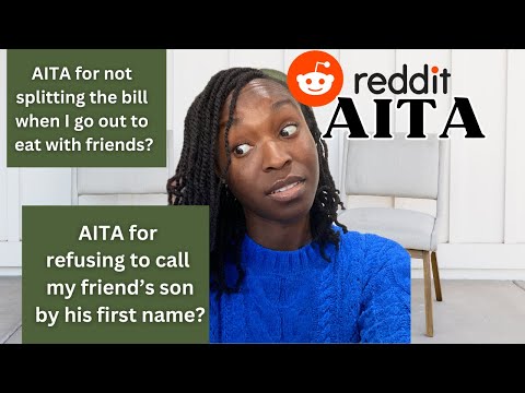 AITA for not splitting the bill when I go out to eat with friends?? | AITA REACTIONS | Reddit