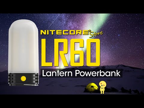 (Discontinued) Nitecore LR60 280 Lumen Lantern Powerbank - USB-C Rechargeable