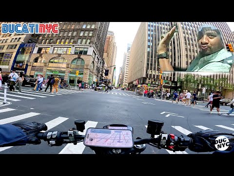 U-turn Maniacs - Hot Day in Manhattan on a boiling Ducati