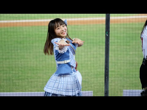 2021.11.2 陳詩雅 場邊應援5 (我是老大) AKB48 Team TP @桃園國際棒球場 | Rakuten Monkeys 樂天集團日 4K 60P