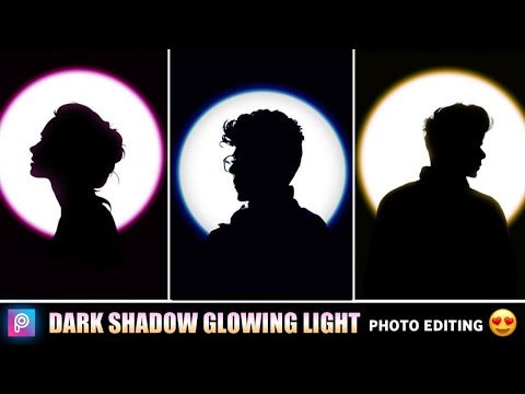 PicsArt Dark Shadow Glowing Effect Photo editing Tutorial || Dark Shadow photo editing in 2023