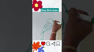 How to draw Bird drawing? #drawing #drawinglessonsforkids #drawing4kids #easydrawing #kiddraws #art