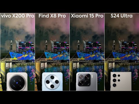 Vivo X200 Pro vs Oppo Find X8 Pro vs Xiaomi 15 Pro vs Samsung S24 Ultra Camera Test