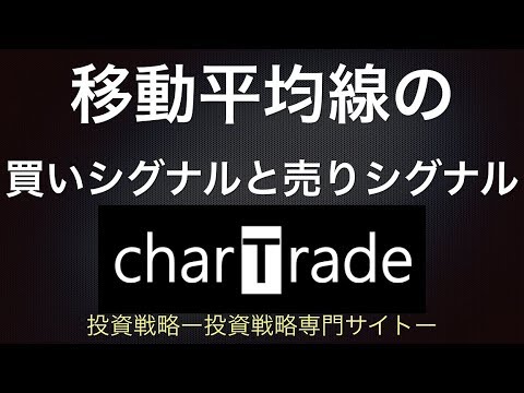 [動画で解説] 移動平均線の買いシグナルと売りシグナル｜charTrade（基礎編）