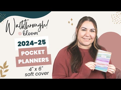 2024 - 25 Pocket Planners - bloom Daily Planners ®