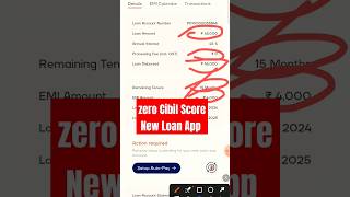 Zero cibil score new loan app #shortvideo #shorts #zerocibilloan #personalloan #instantloan