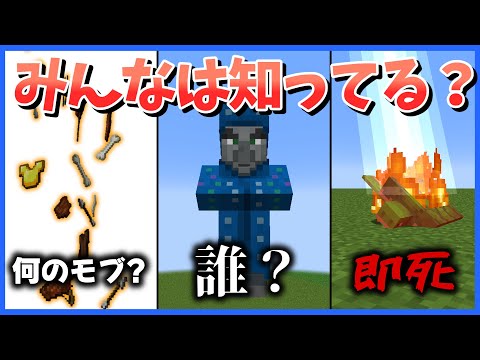 【検証】shortsまとめ-○×クイズ/マイクラ雑学/このドロップ品は何のモブ？【マイクラ】【ゆっくり実況】一気見-総集編