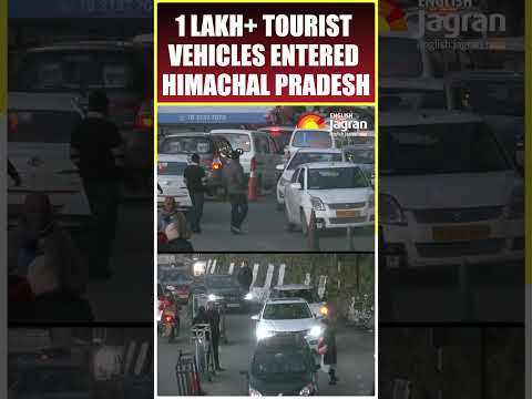 Himachal Pradesh Saw Over 1 Lakh Tourists Vehicles Entering the State In December | #shorts