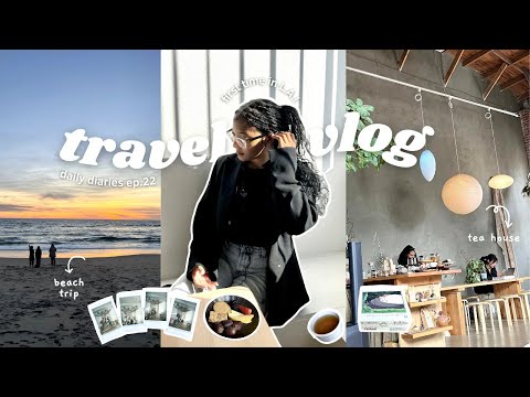 LA VLOG (EP. 1): ktown, daiso, kpop store, shiloh tea house, art museum, beach trip, good eats, etc.