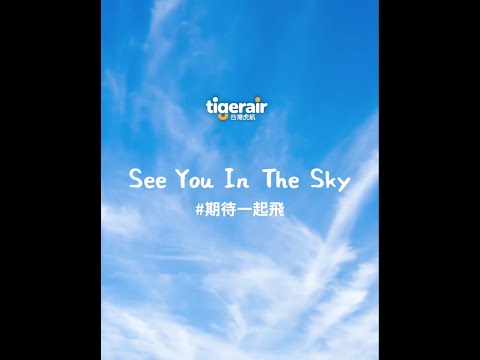 #台灣虎航 我們天際相見！ See You In The Sky！#期待一起飛