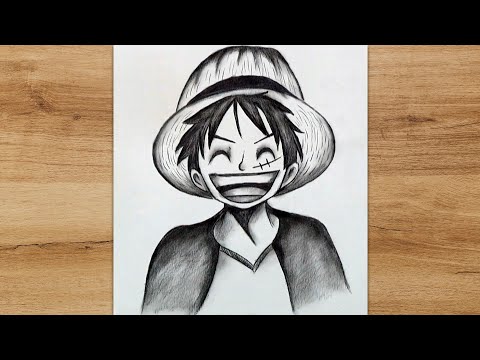 How To Draw Monkey D. Luffy Step by Step | Luffy from One Piece Drawing