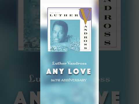 We're celebrating the 36th anniversary of Luther's album "Any Love" which was released in 1988 🎉