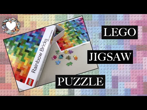 LEGO Rainbow Brick Jigsaw Puzzle