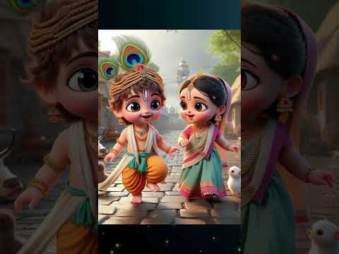 🌿✨ Radha Krishna: A Divine Love Story 💖🙏 #shorts #radhakrishna