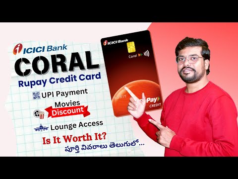 ICICI Bank Coral Rupay Credit Card Review | Benefits | ICICI Bank Credit Card Apply Online in Telugu