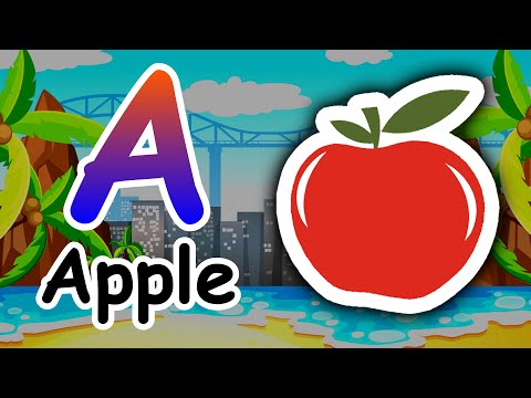 A to Z Learn English | ABCD for Kids | A for Apple for Children