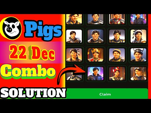 Pigs house daily combo solution|Pigs house new combo solution |pigs new intelligent investment code|