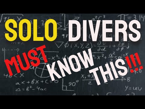 Solo Divers MUST Know This! (Self Reliant Diver)