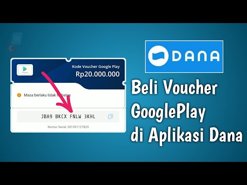 Untuk Pemula | CARA Beli voucher GooglePlay di aplikasi Dana