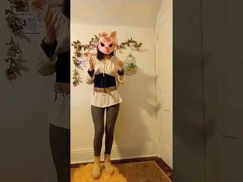 My cosplay is finished :D, also I can't dance #cosplay #furry #dinomask #cosplayer #furries #fursuit