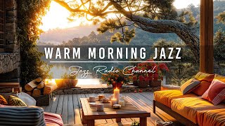 Warm Morning Jazz - Peaceful Coffee Porch Ambience with Sweet Jazz Music to Work, Study☕