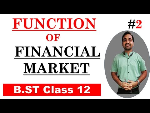 🔴 Function of Financial Market |Financial Market| Class 12| Money Market| Capital Market |