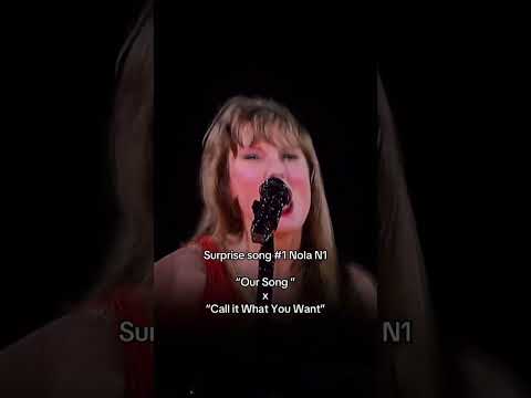 #Taylorswift performs surprised song in NOLA N1 "Our Song" & "Call it what you want" #concert