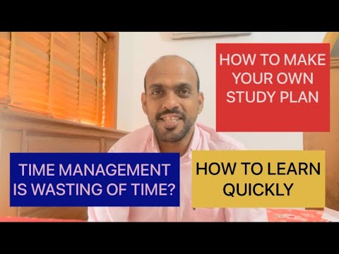 HOW to make your own STUDY PLAN ? HOW to manage your TIME ? PART 2