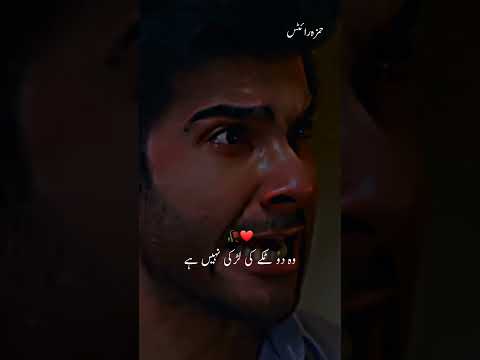 🥀 Wo do taky ki lrki nahi ha best dialogue #status #hamzawrites #ferozekhan