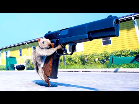 今話題の「銃をぶっ放すリスが主人公のゲーム」が面白すぎる【Squirrel with a Gun】