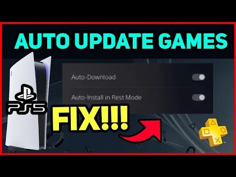 PS5 NOT AUTO UPDATING GAMES EASY FIX!